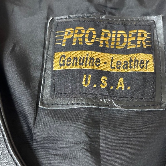 PRO-RIDER LADIES BLACK LEATHER MOTO/BIKER/WESTERN STYLE - Picture 8 of 8